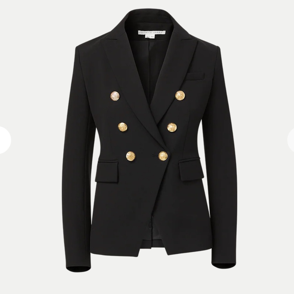 Veronica Beard Black Miller Dickey Jacket